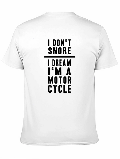 Funny Motorcycle Dream T-Shirt