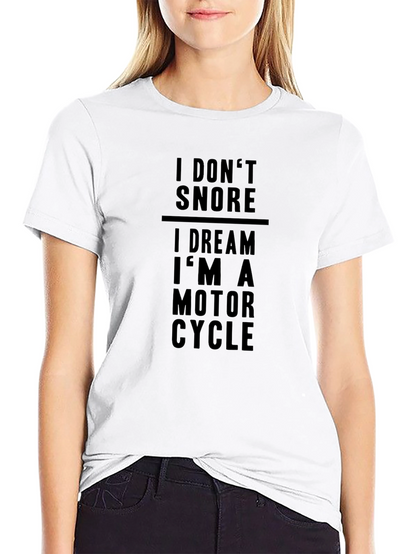 Funny Motorcycle Dream T-Shirt