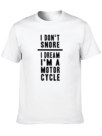Funny Motorcycle Dream T-Shirt