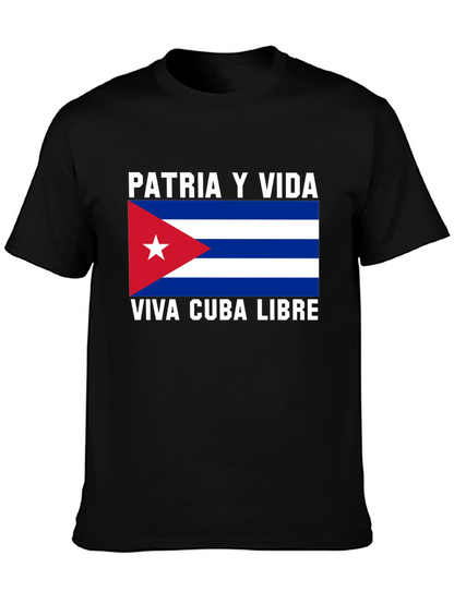 Patria Y Vida Viva Cuba Libre T-Shirt