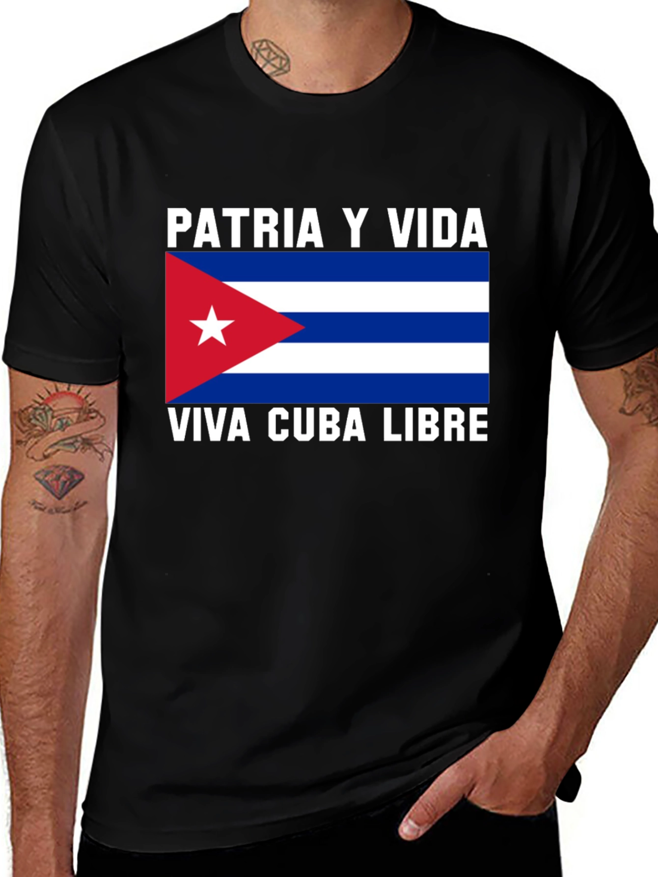 Patria Y Vida Viva Cuba Libre T-Shirt