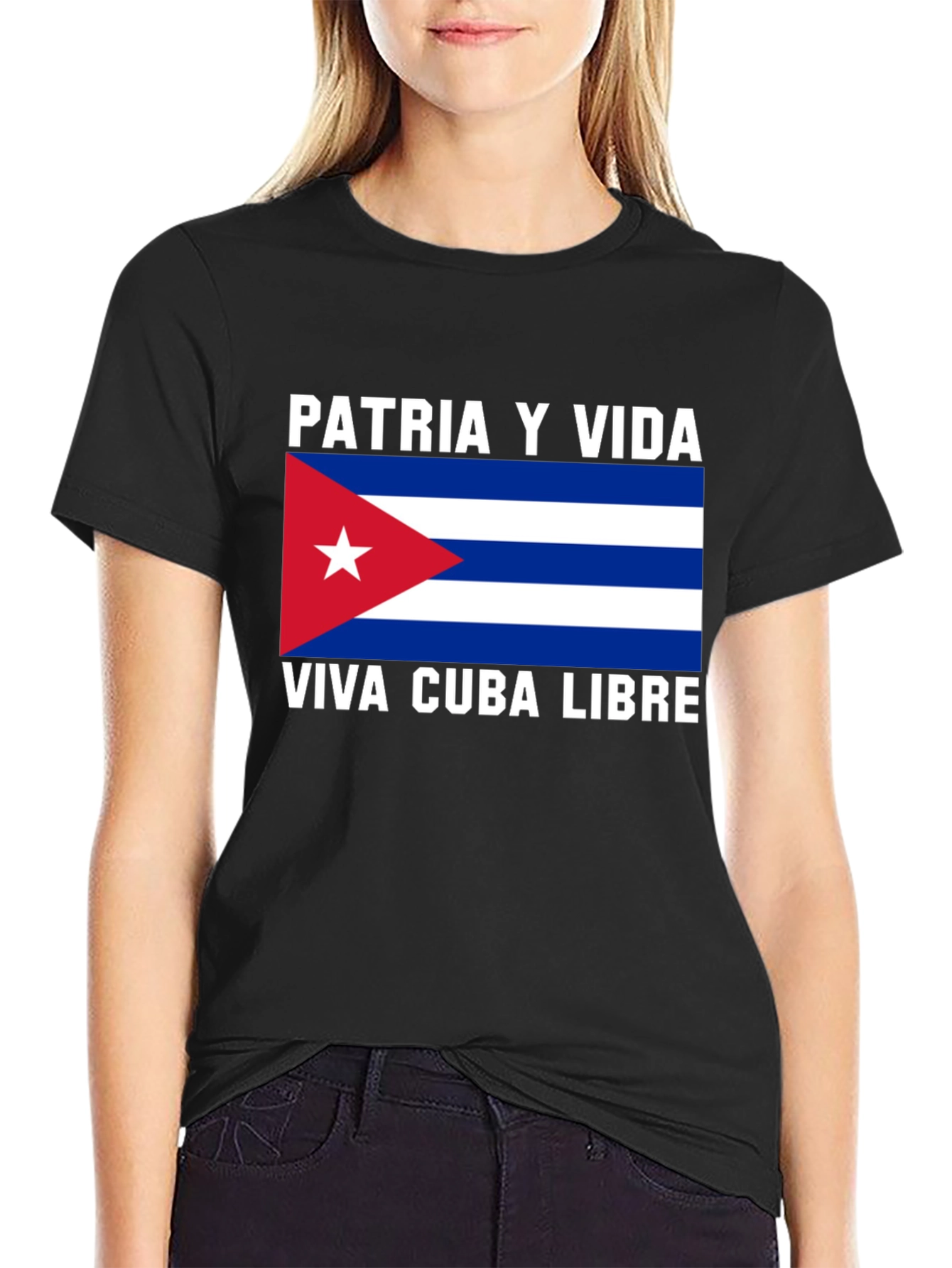 Patria Y Vida Viva Cuba Libre T-Shirt