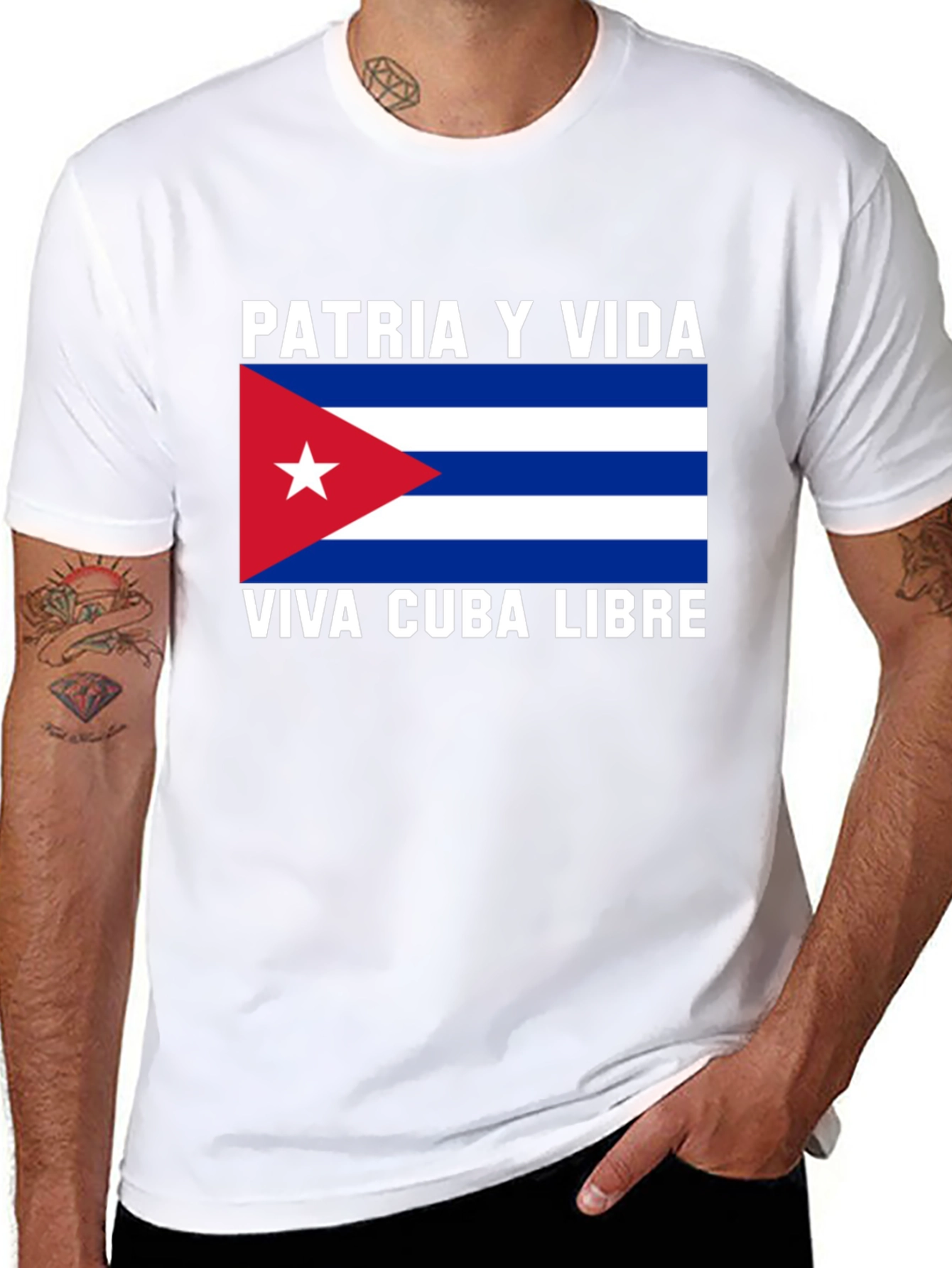 Patria Y Vida Viva Cuba Libre T-Shirt