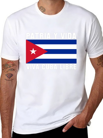 Patria Y Vida Viva Cuba Libre T-Shirt