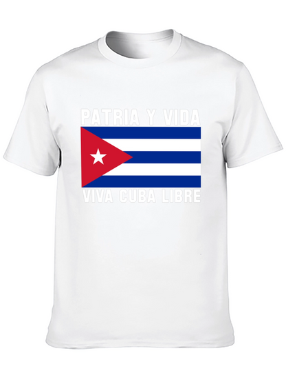 Patria Y Vida Viva Cuba Libre T-Shirt