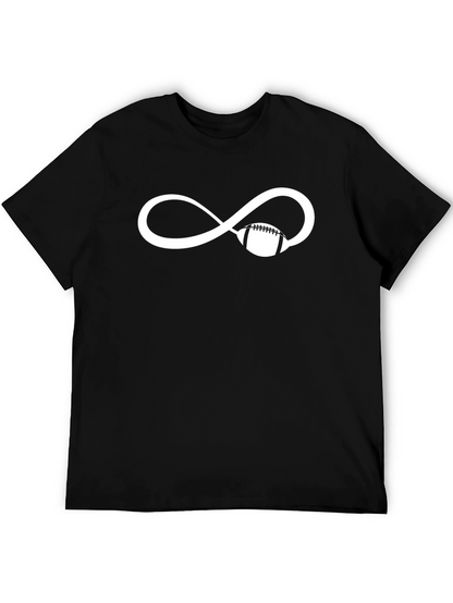 Football Infinity Symbol T-Shirt