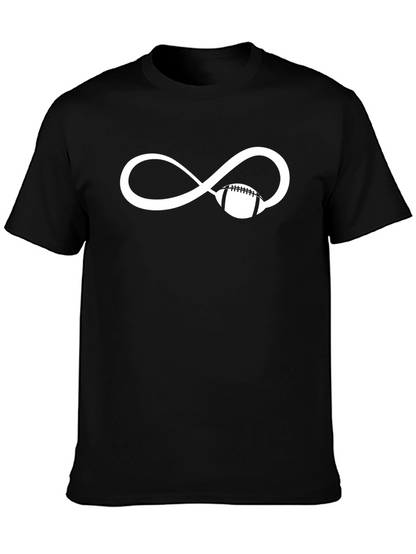 Football Infinity Symbol T-Shirt