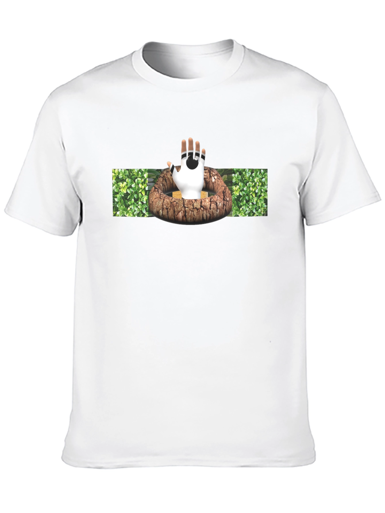 Unique Graphic Tee - Robot Hand Design