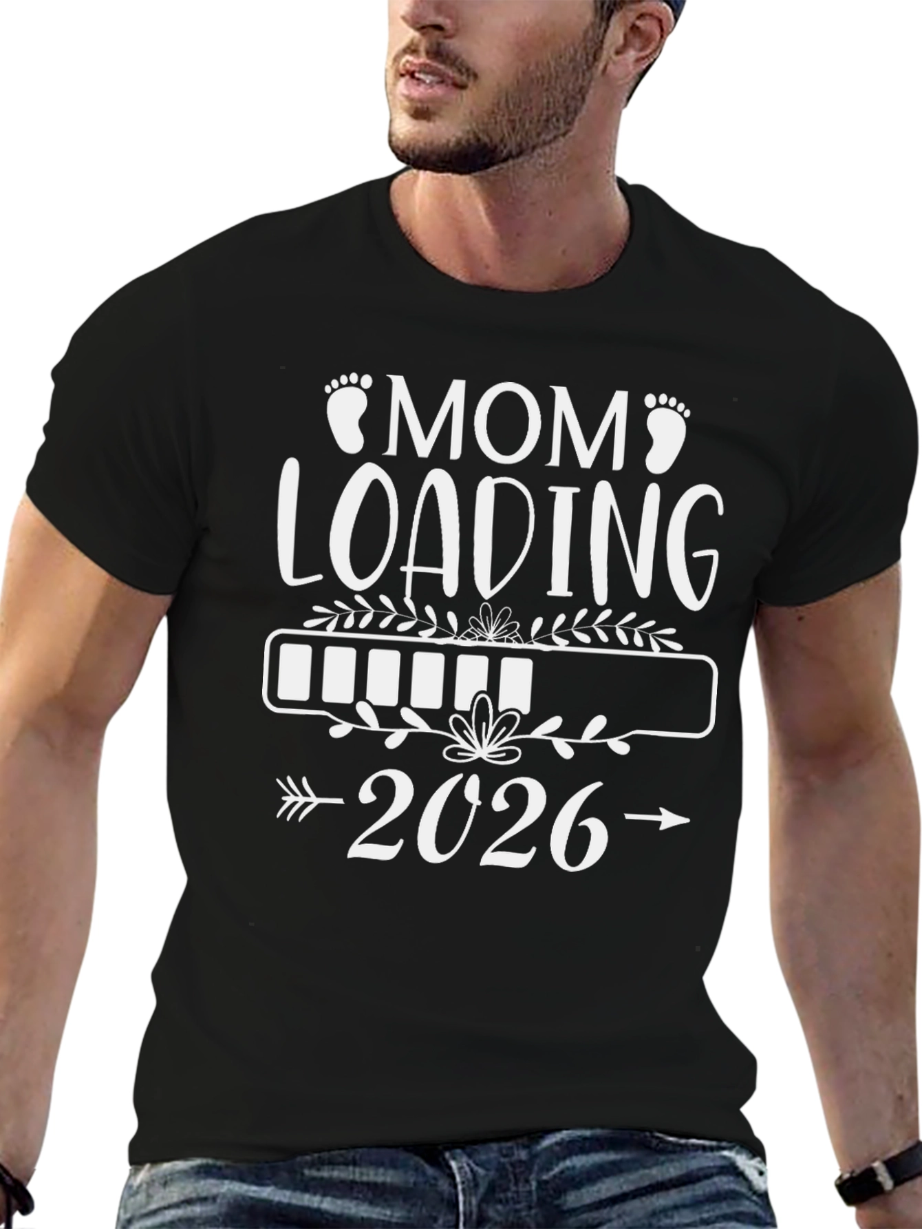 Mom Loading 2026 T-Shirt - Expecting Mom Tee