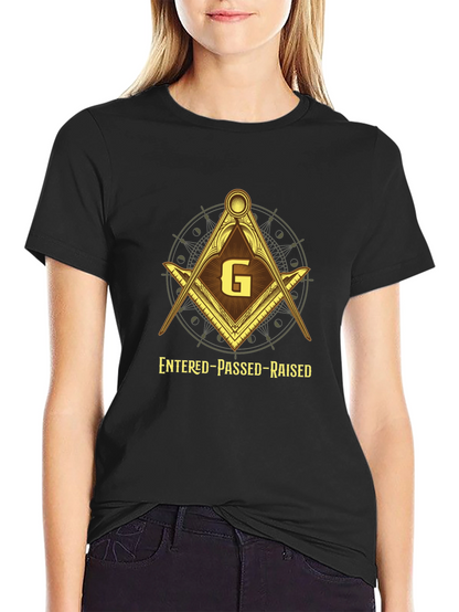 Masonic Symbol T-Shirt - Entered Passed Raised