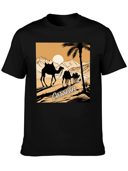 Caravan Desert Scene Graphic Tee
