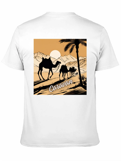 Caravan Desert Scene Graphic Tee