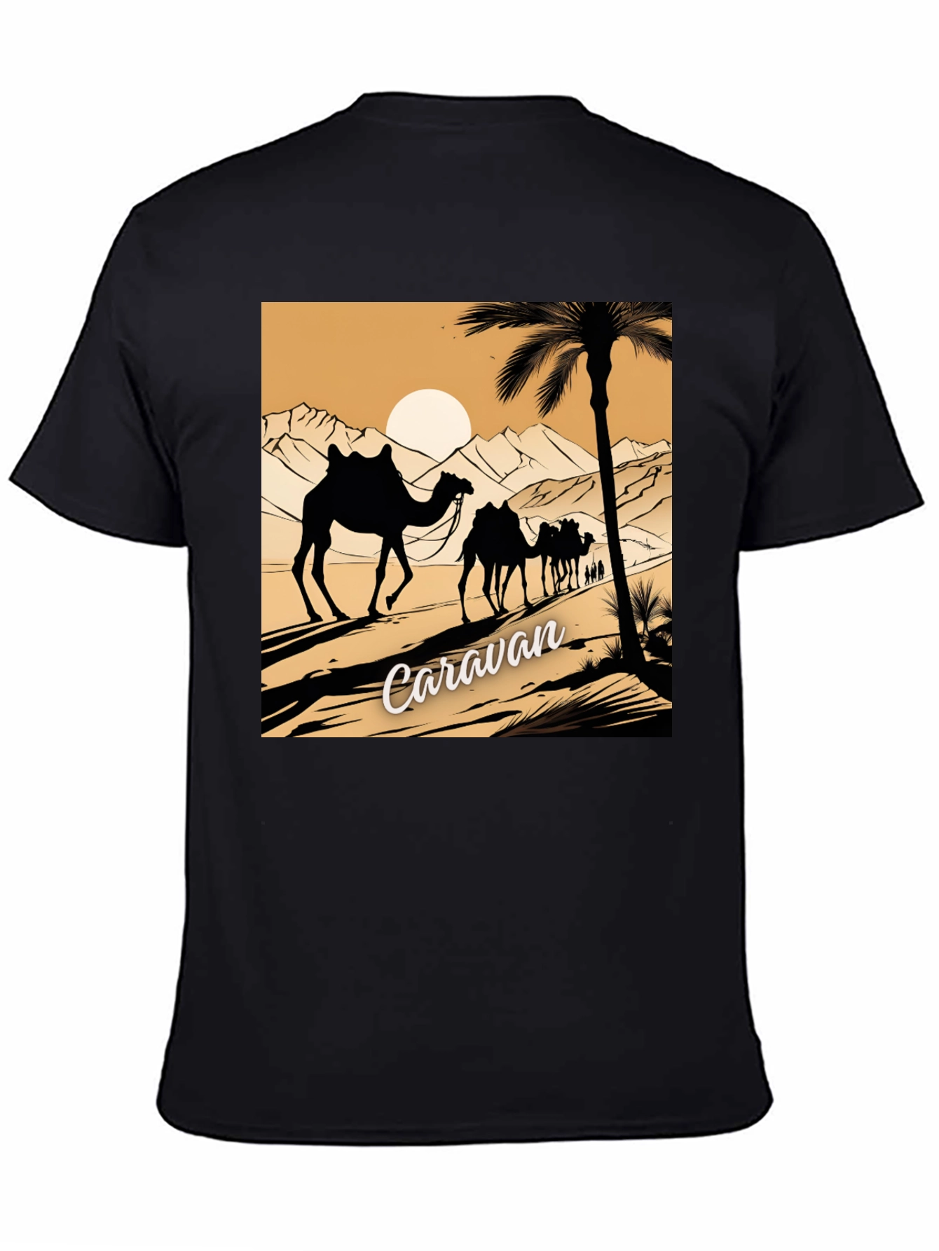 Caravan Desert Scene Graphic Tee
