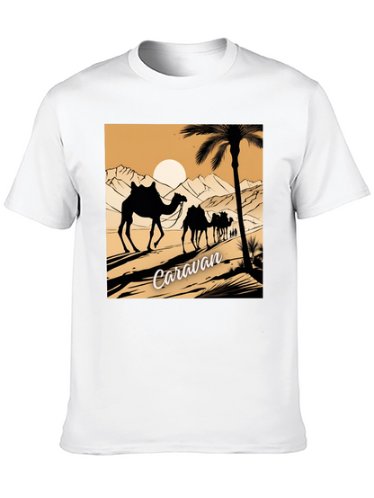 Caravan Desert Scene Graphic Tee