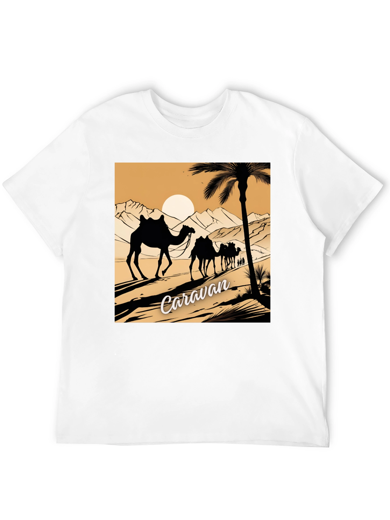 Caravan Desert Scene Graphic Tee