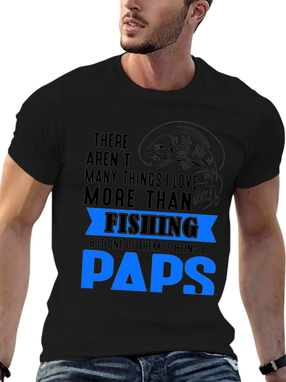 Fishing Paps Graphic T-Shirt