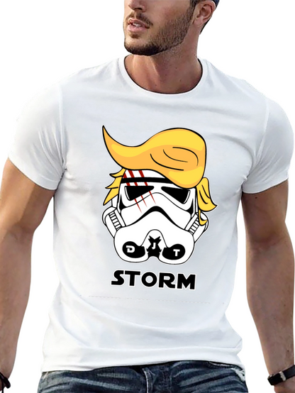 Storm Trooper Trump Parody Graphic T-Shirt