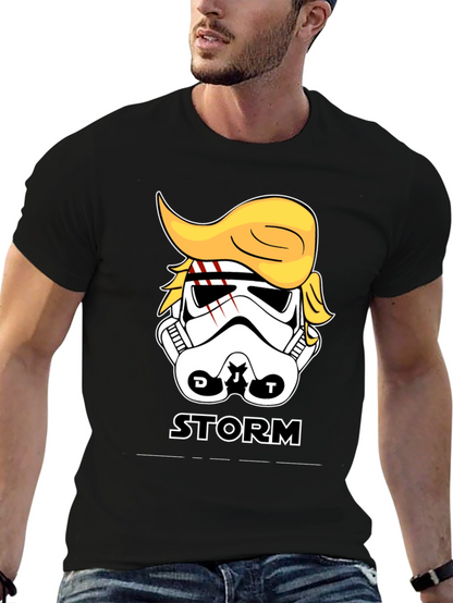 Storm Trooper Trump Parody Graphic T-Shirt