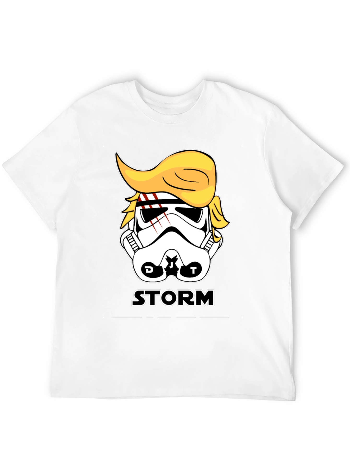 Storm Trooper Trump Parody Graphic T-Shirt
