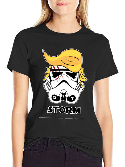 Storm Trooper Trump Parody Graphic T-Shirt
