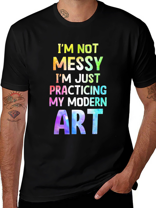 Modern Art T-Shirt - Colorful Messy Artist Tee