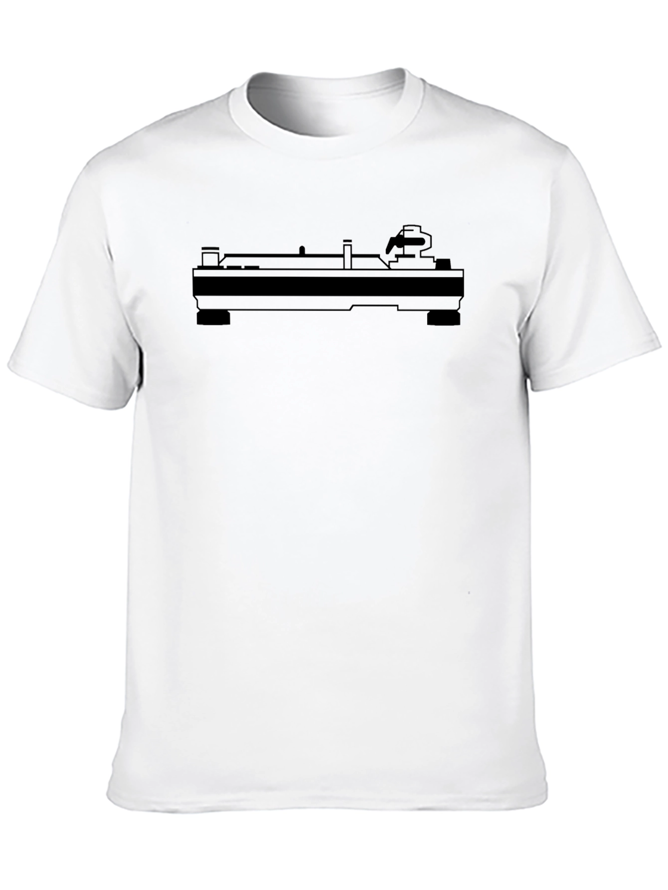 Turntable Graphic Tee - DJ Black T-Shirt