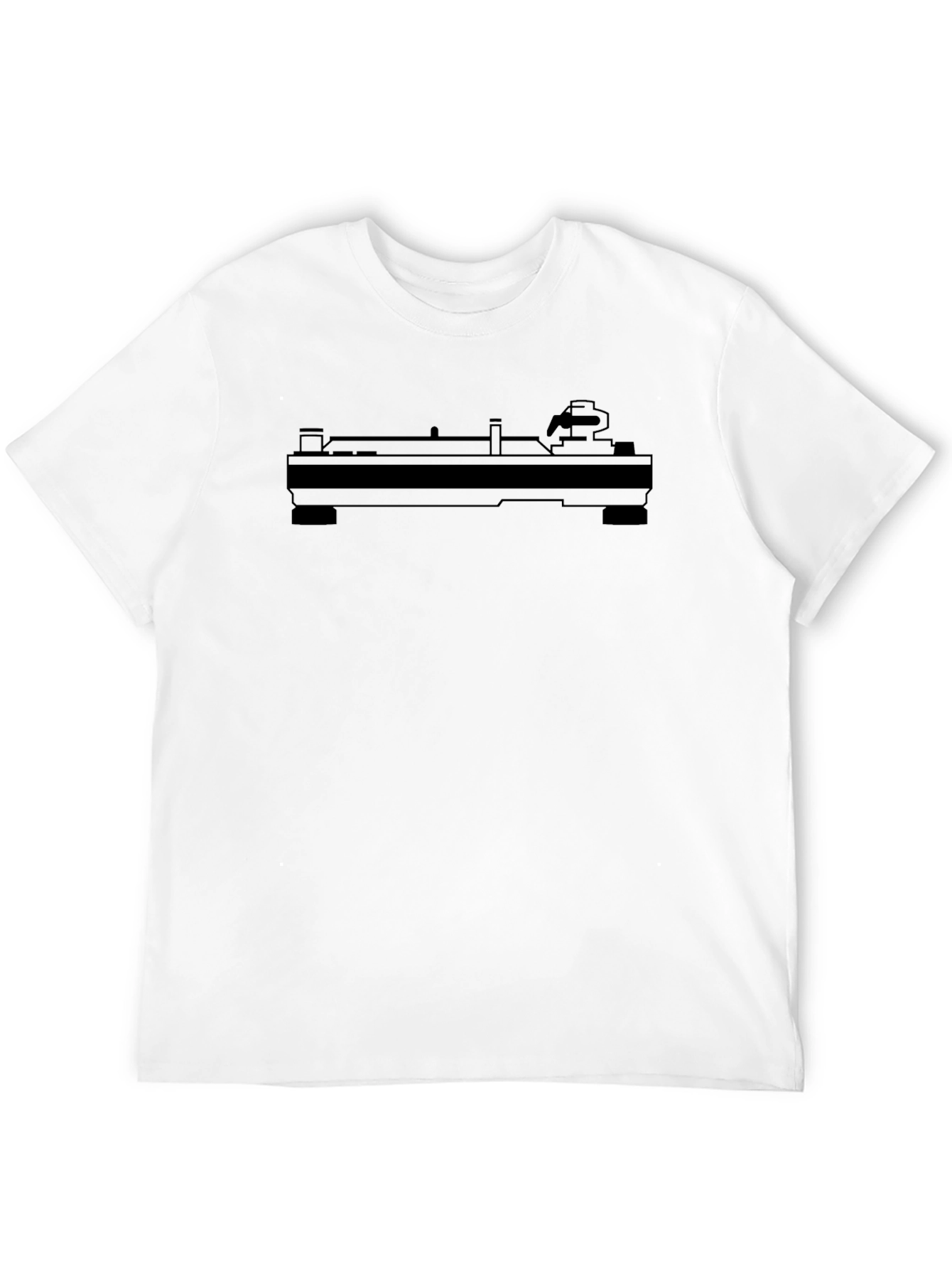 Turntable Graphic Tee - DJ Black T-Shirt