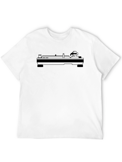 Turntable Graphic Tee - DJ Black T-Shirt