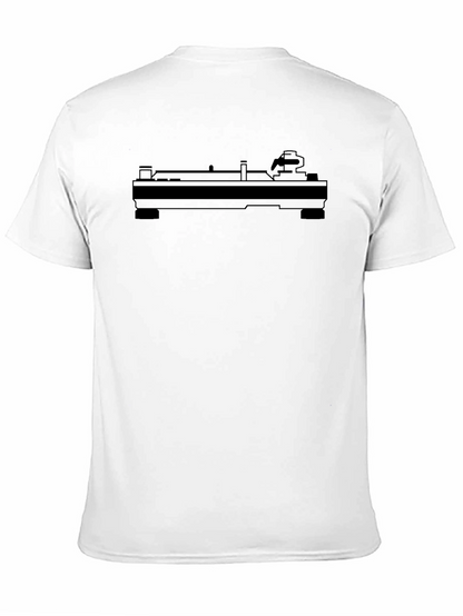 Turntable Graphic Tee - DJ Black T-Shirt