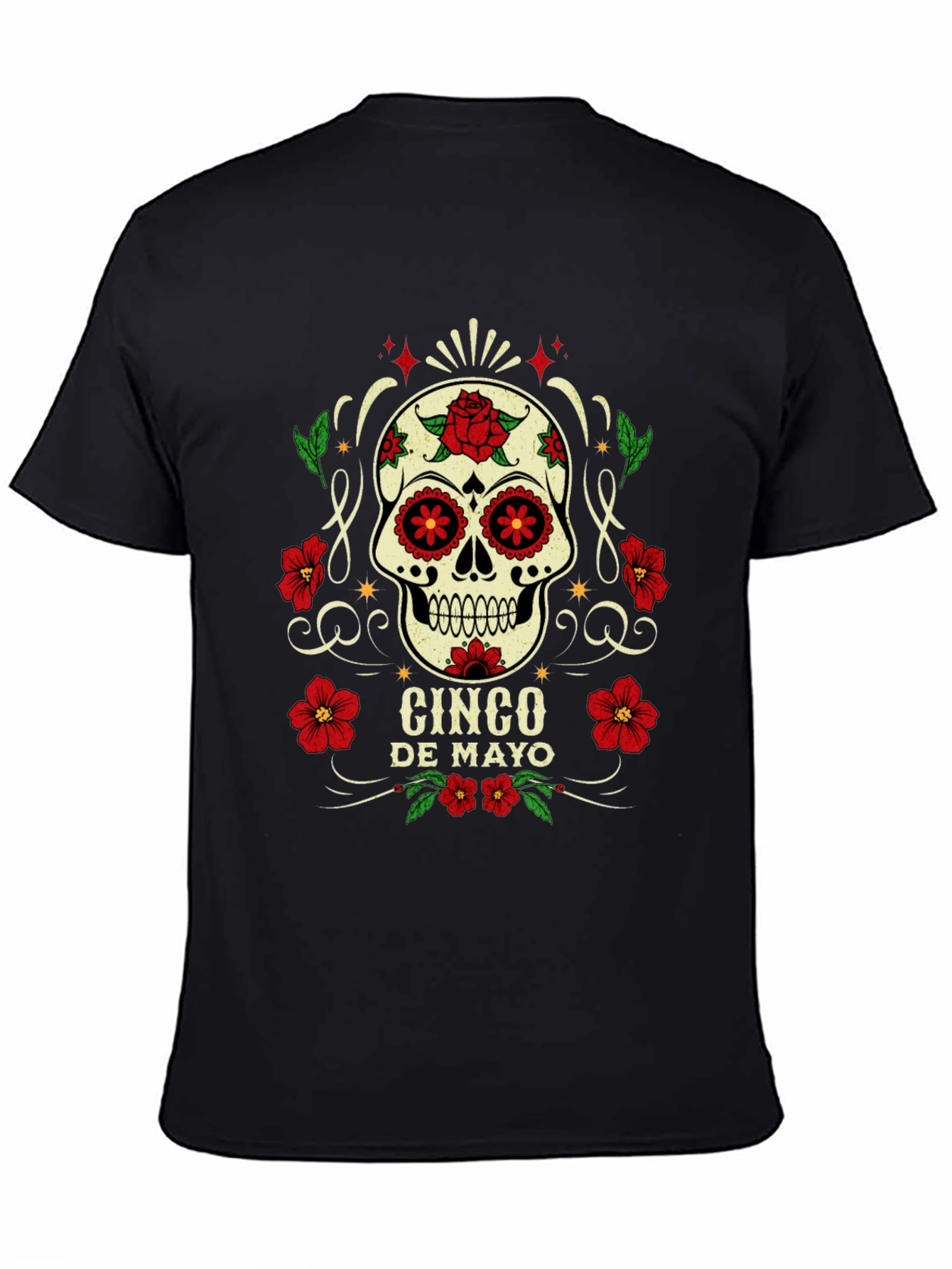 Cinco de Mayo Sugar Skull T-Shirt