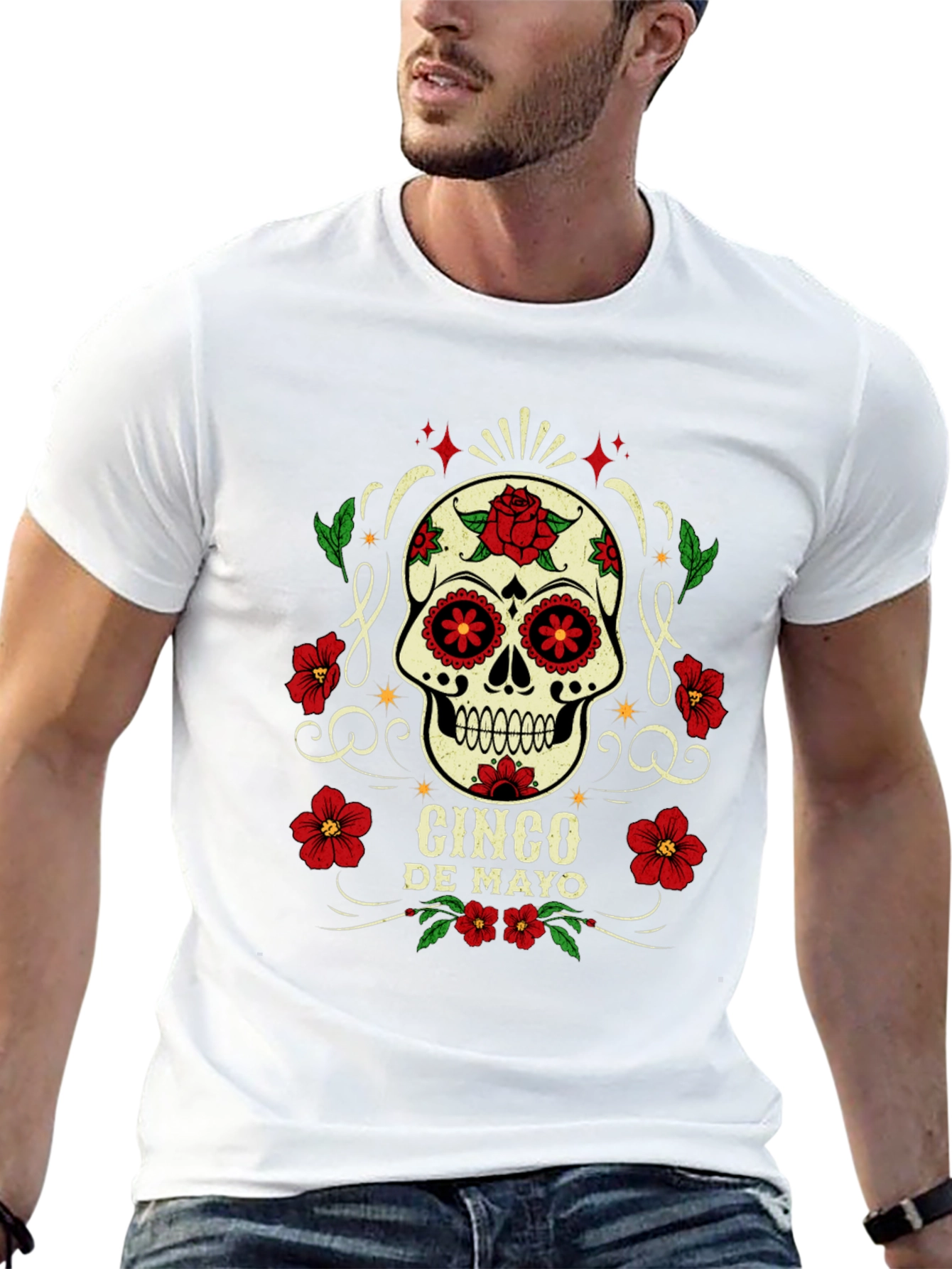 Cinco de Mayo Sugar Skull T-Shirt