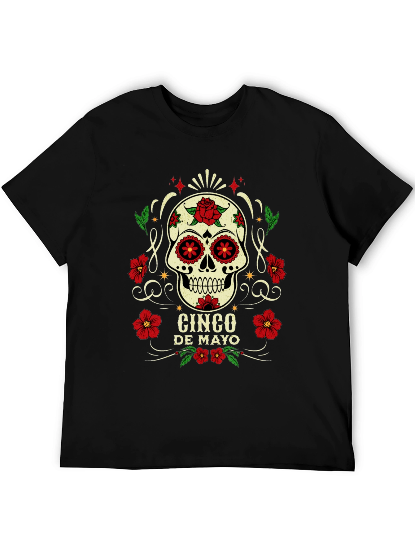 Cinco de Mayo Sugar Skull T-Shirt