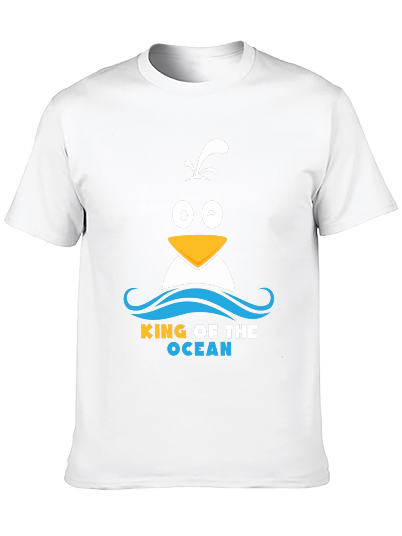 King of the Ocean Penguin T-Shirt - Black