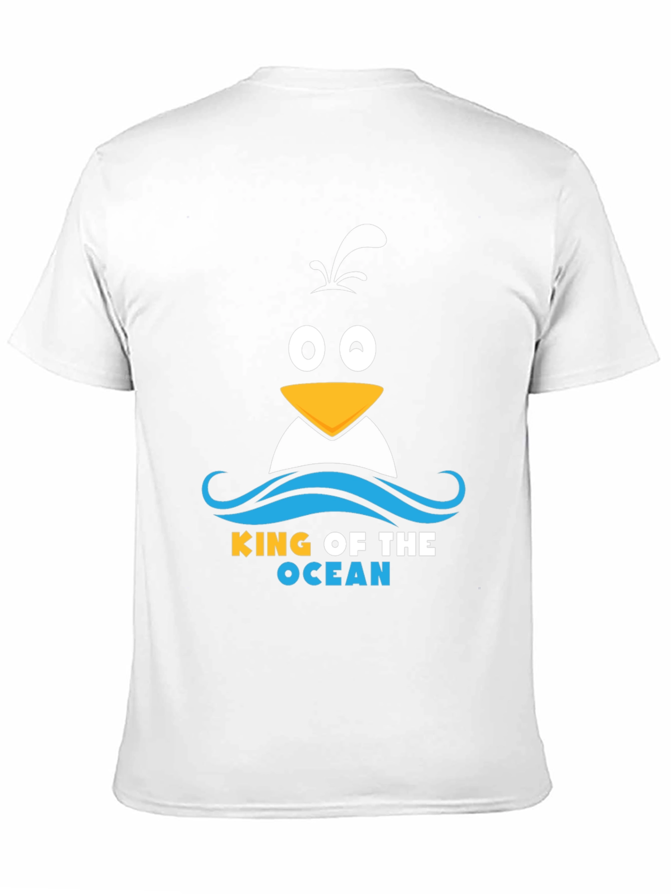 King of the Ocean Penguin T-Shirt - Black