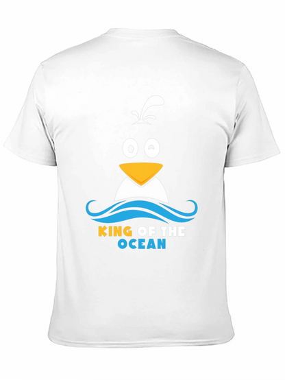 King of the Ocean Penguin T-Shirt - Black