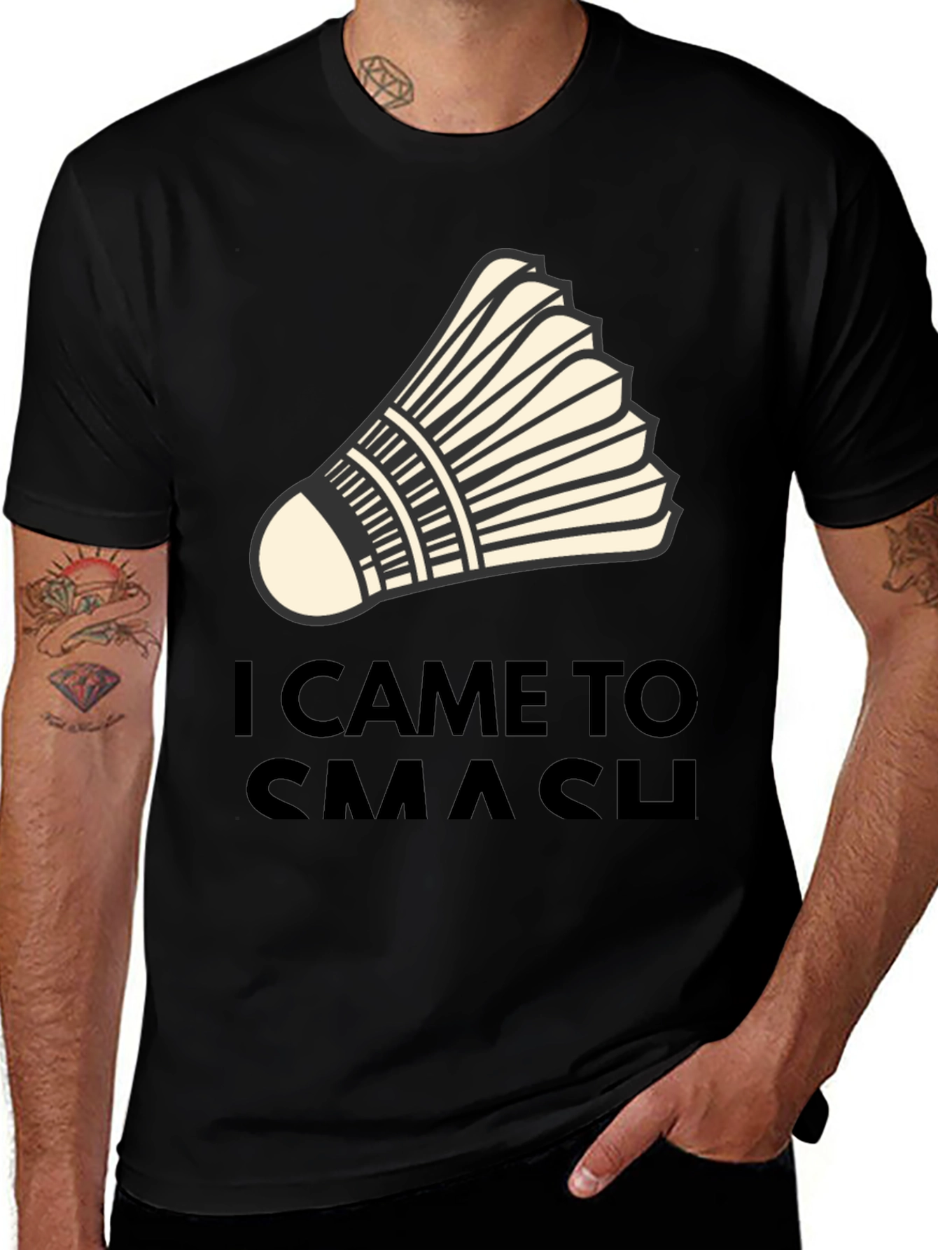 I Came to Smash Badminton T-Shirt