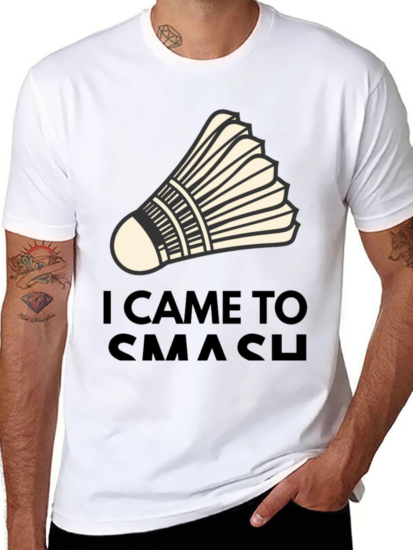 I Came to Smash Badminton T-Shirt