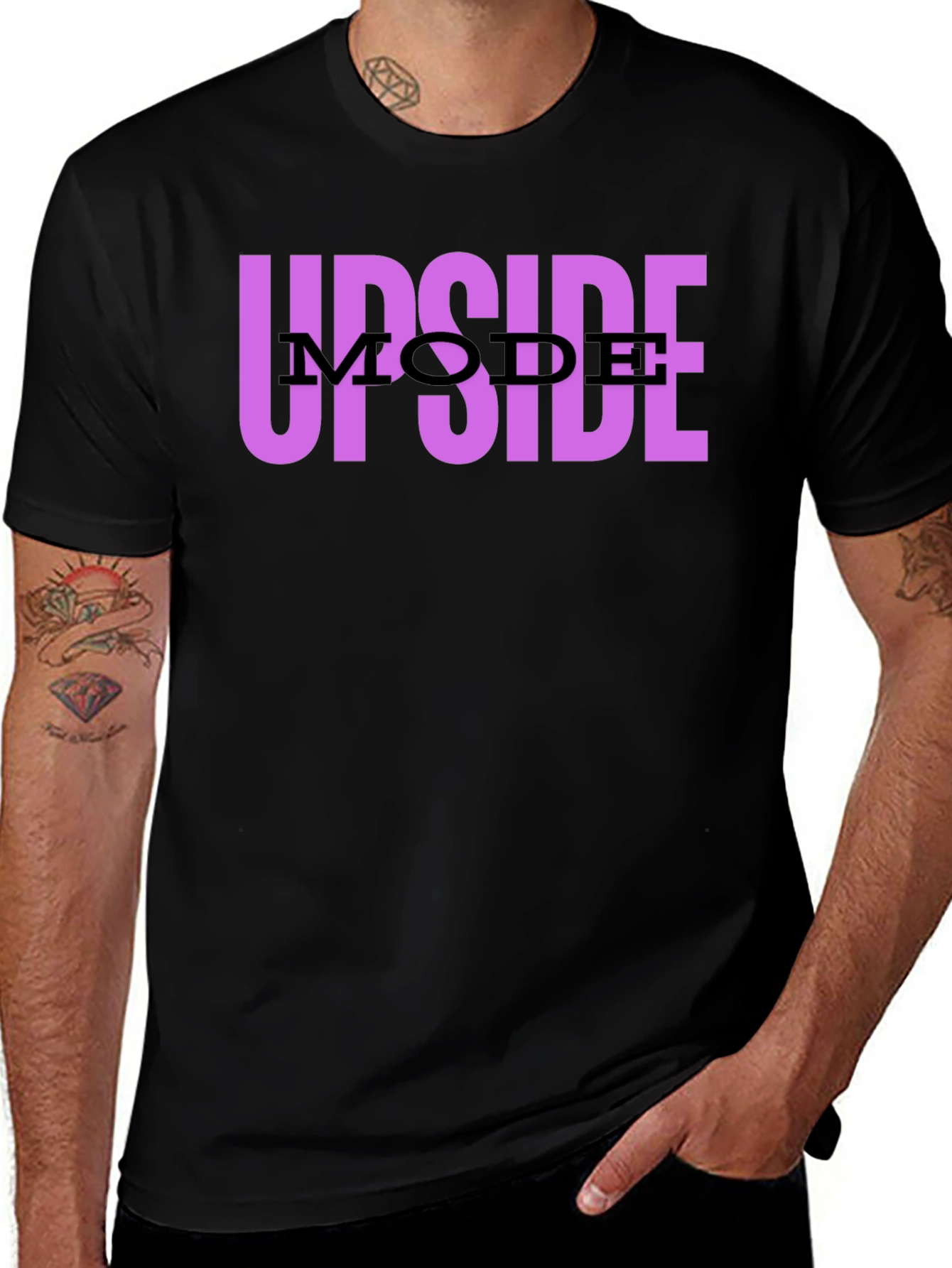 Upside Mode Graphic T-Shirt