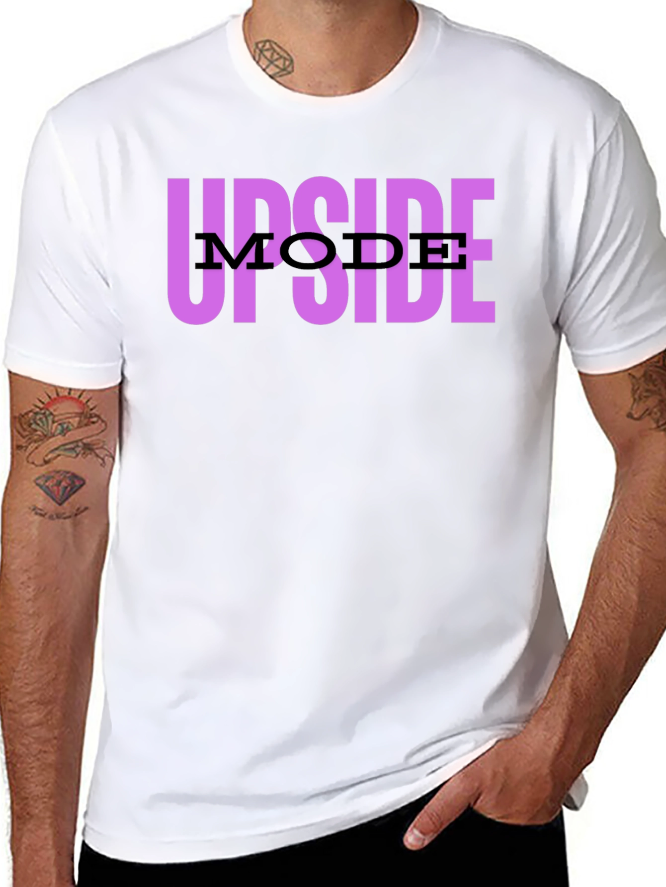 Upside Mode Graphic T-Shirt