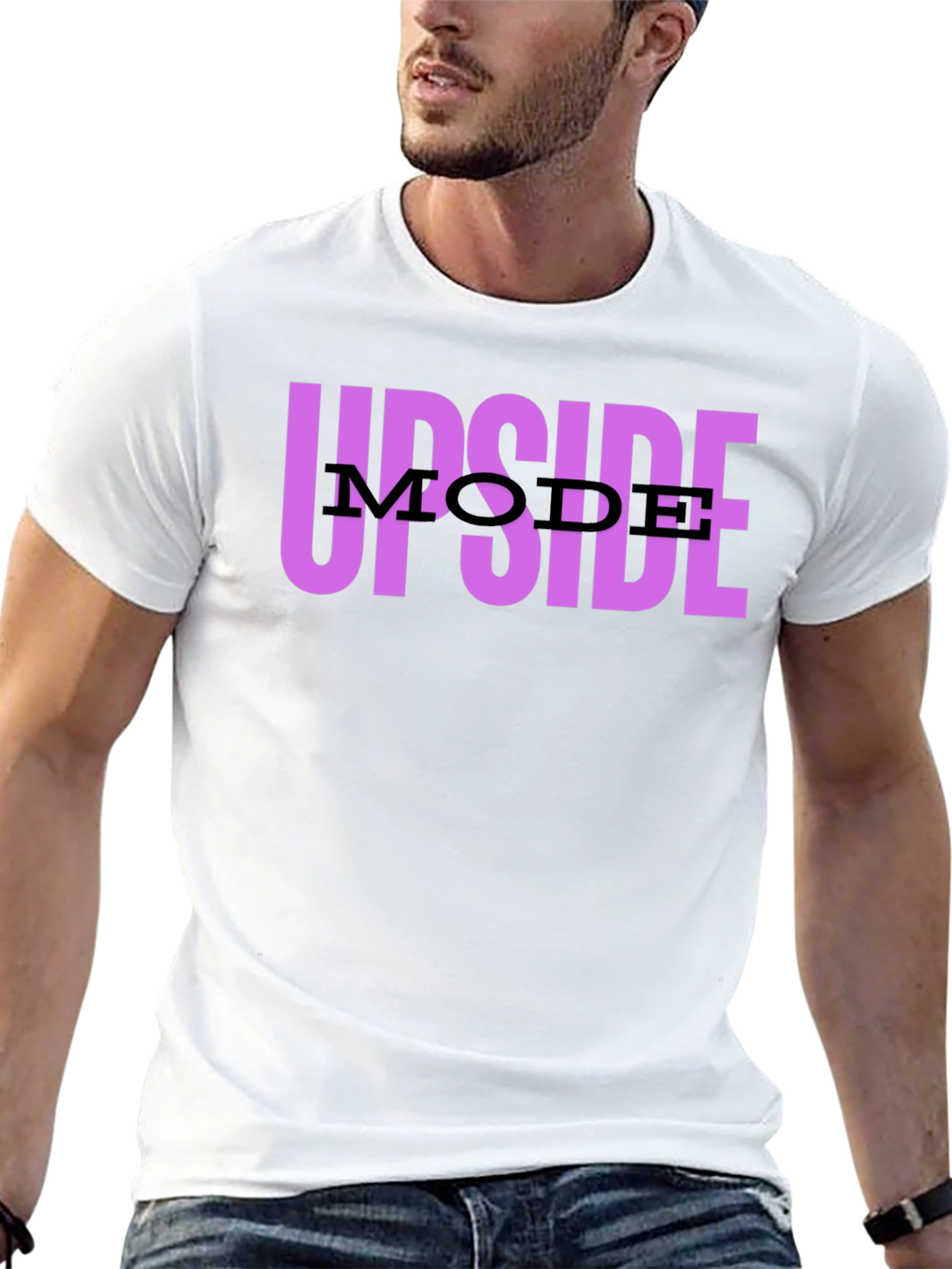 Upside Mode Graphic T-Shirt