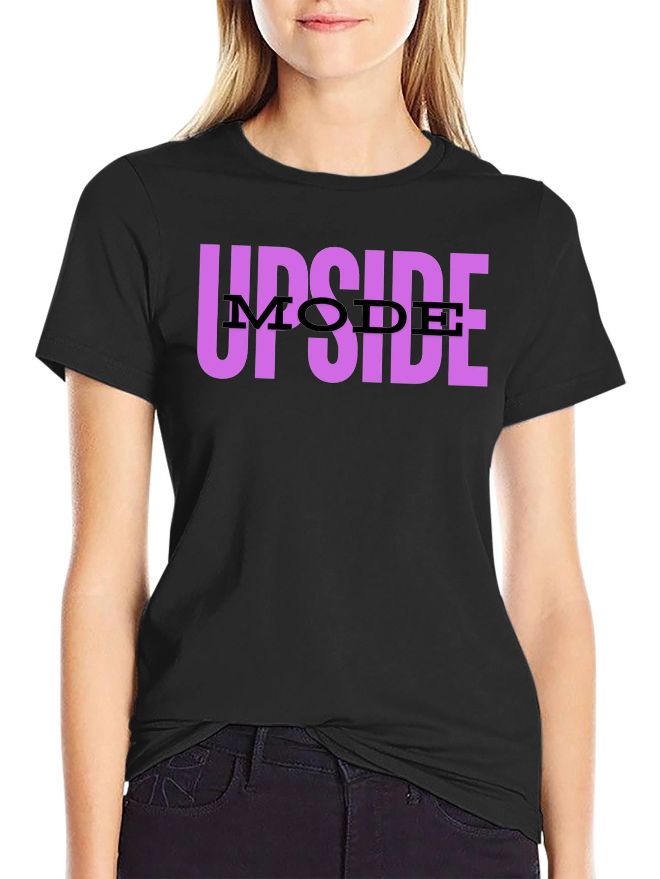 Upside Mode Graphic T-Shirt
