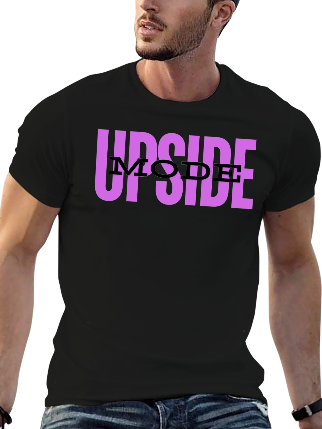 Upside Mode Graphic T-Shirt