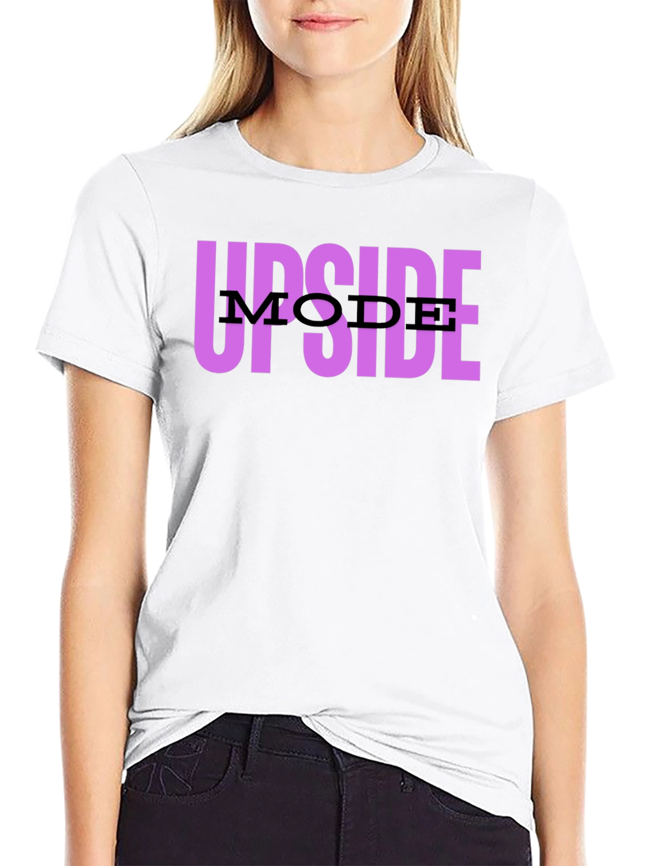 Upside Mode Graphic T-Shirt