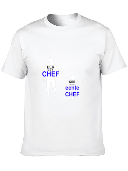 Der Chef Matching Father & Son Black T-Shirt