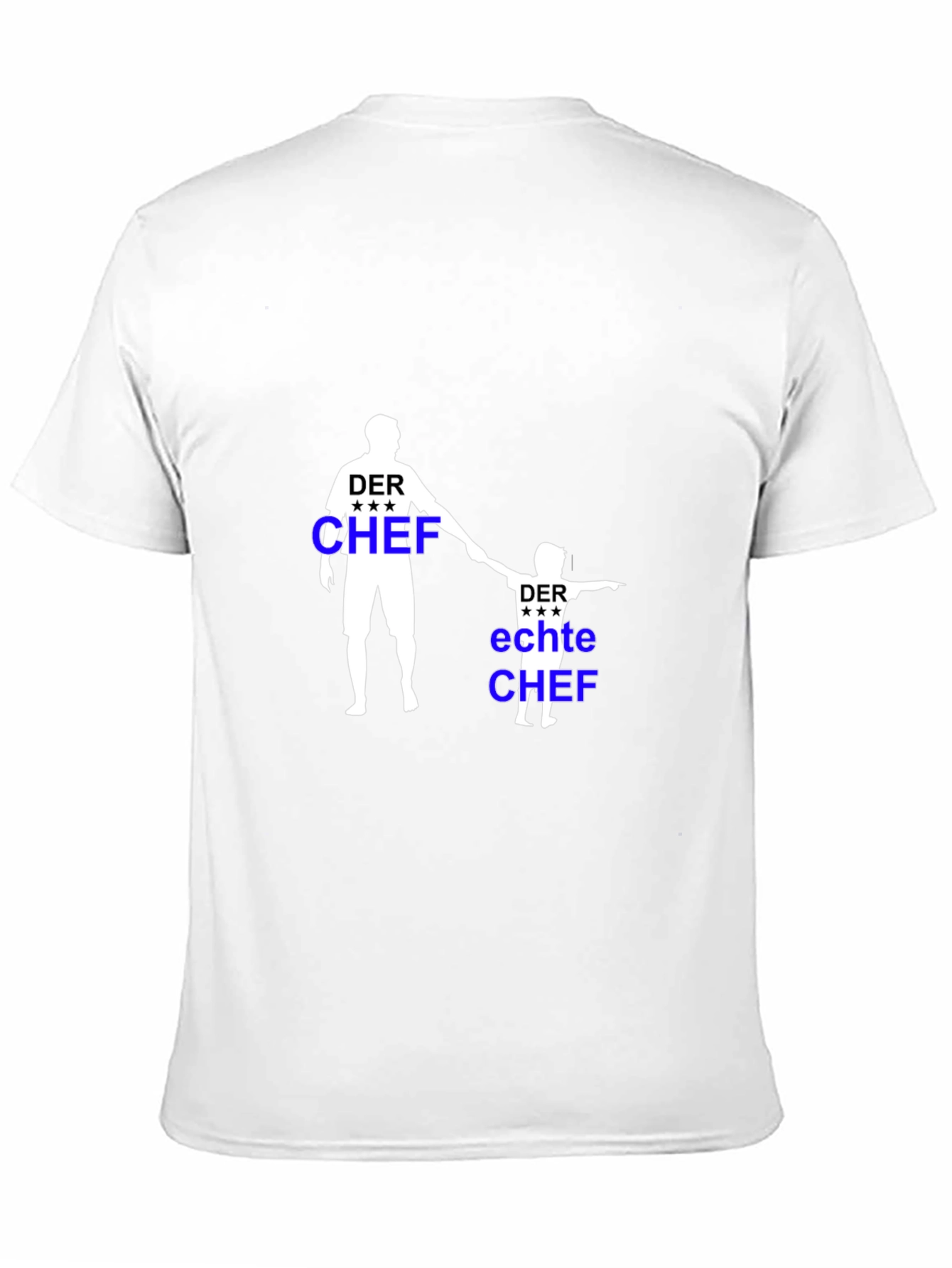 Der Chef Matching Father & Son Black T-Shirt