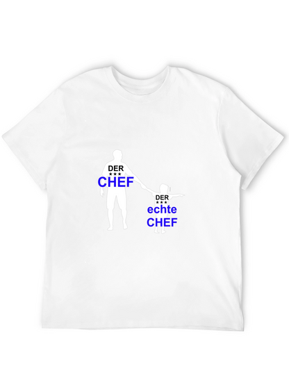 Der Chef Matching Father & Son Black T-Shirt