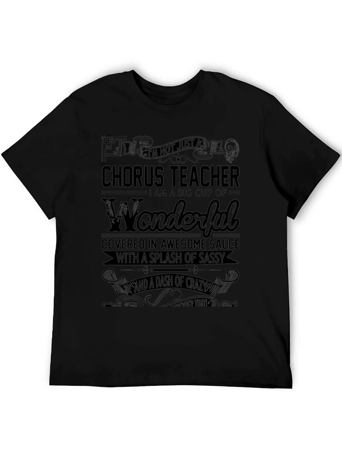 Chorus Teacher Wonderful Graphic T-Shirt