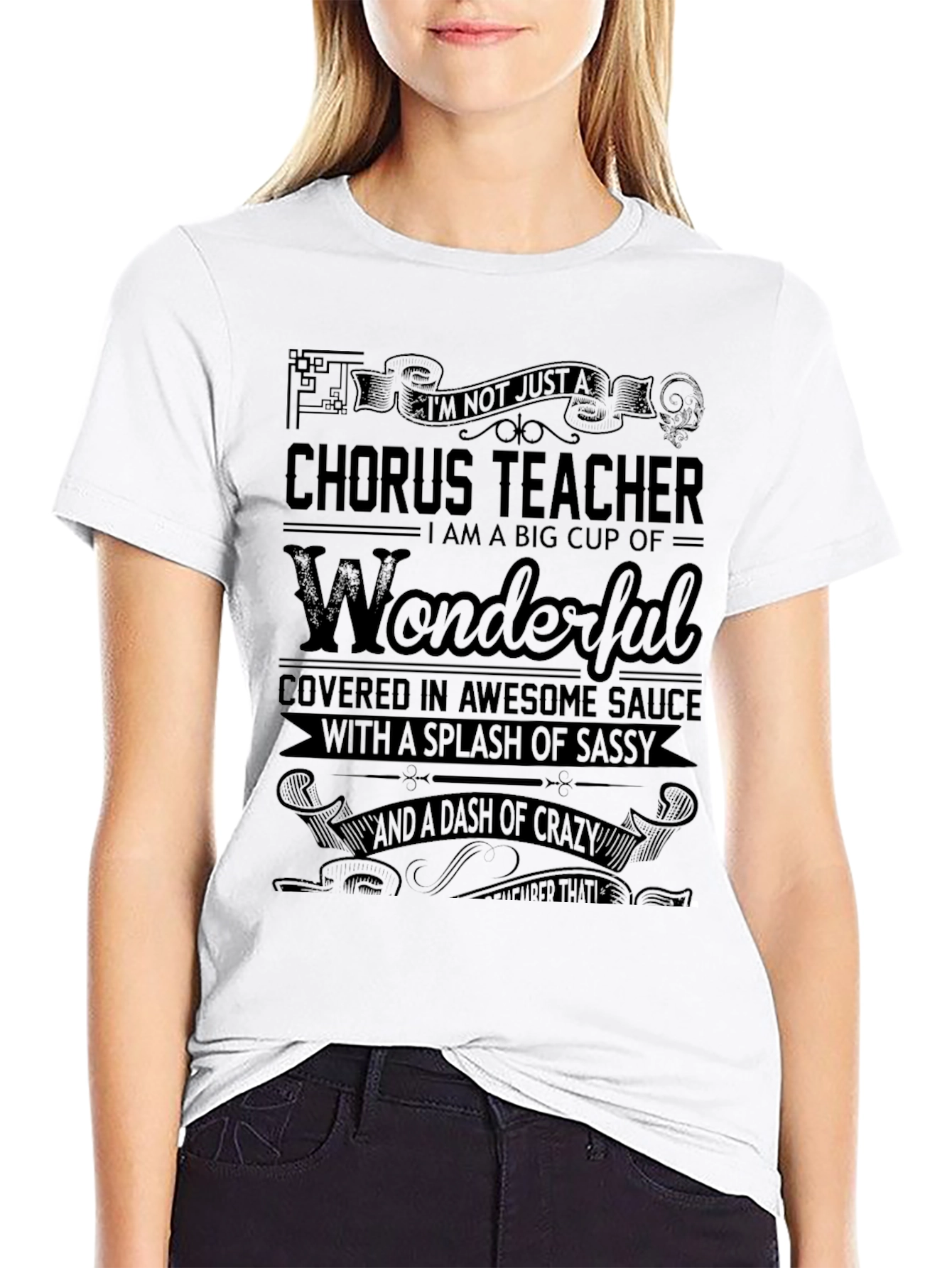 Chorus Teacher Wonderful Graphic T-Shirt