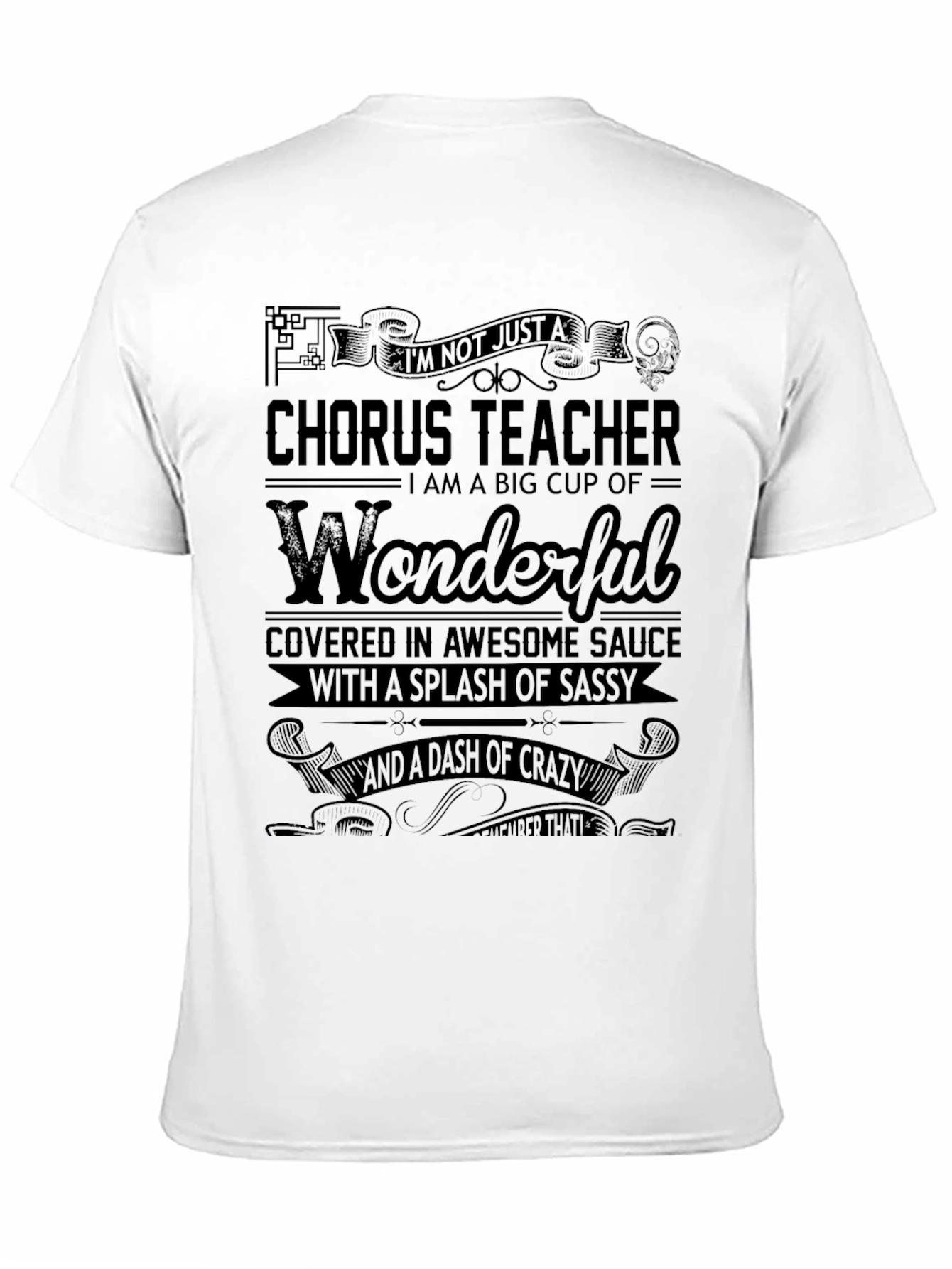 Chorus Teacher Wonderful Graphic T-Shirt