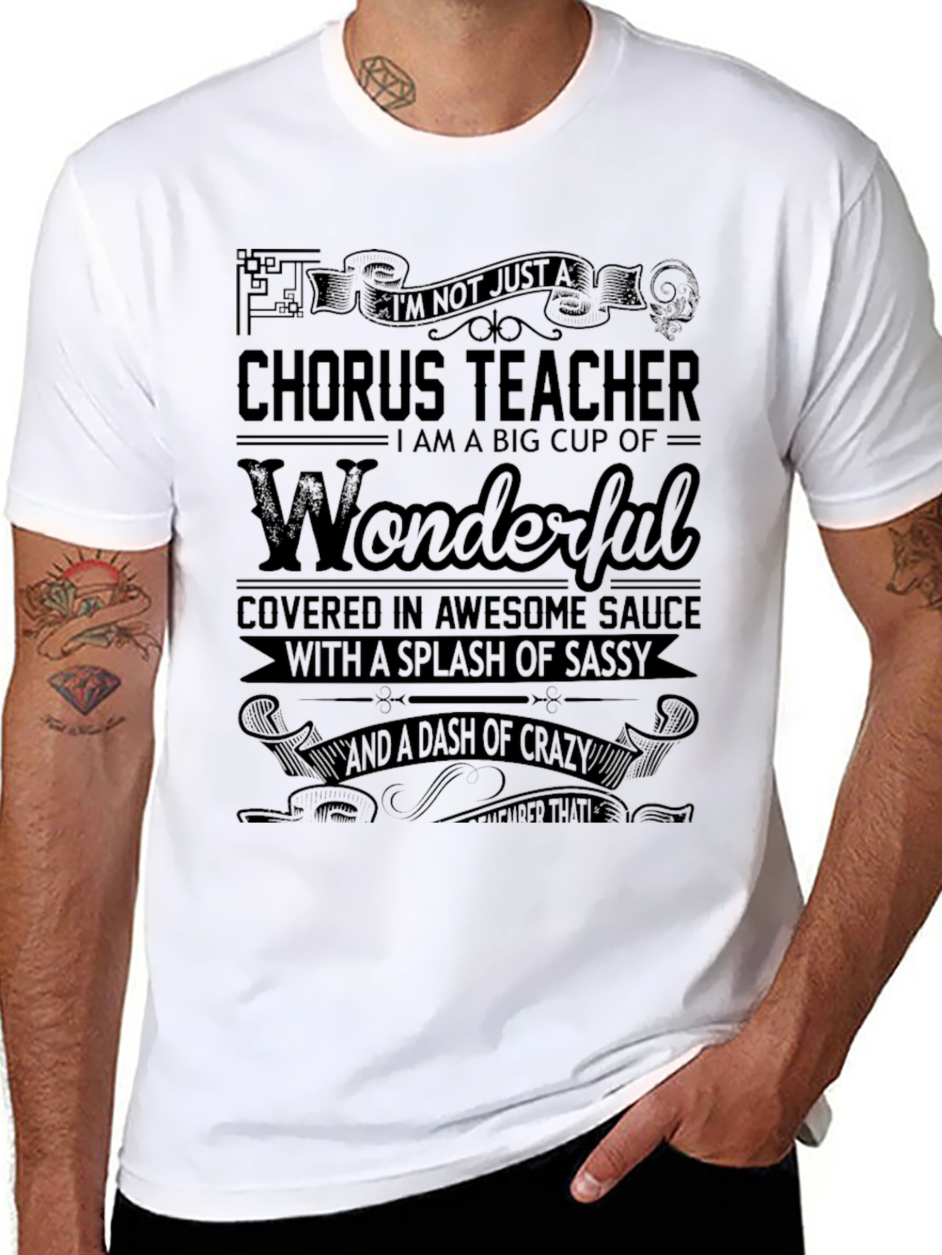 Chorus Teacher Wonderful Graphic T-Shirt
